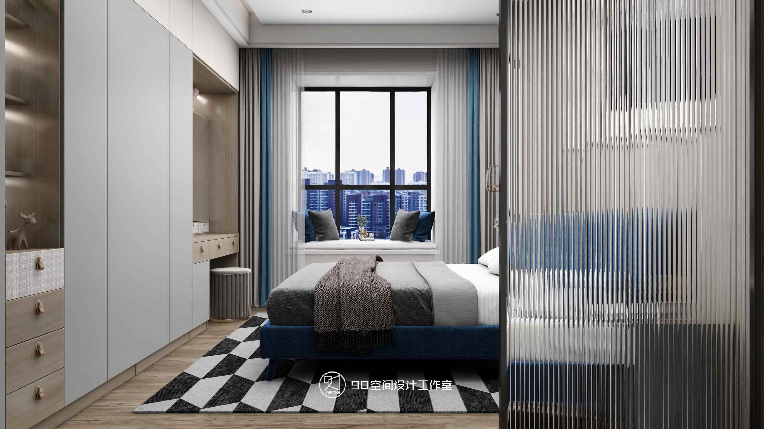 绿意浓情 · 轻奢风格 125 平方 3 室 2 厅 2 卫设计-57