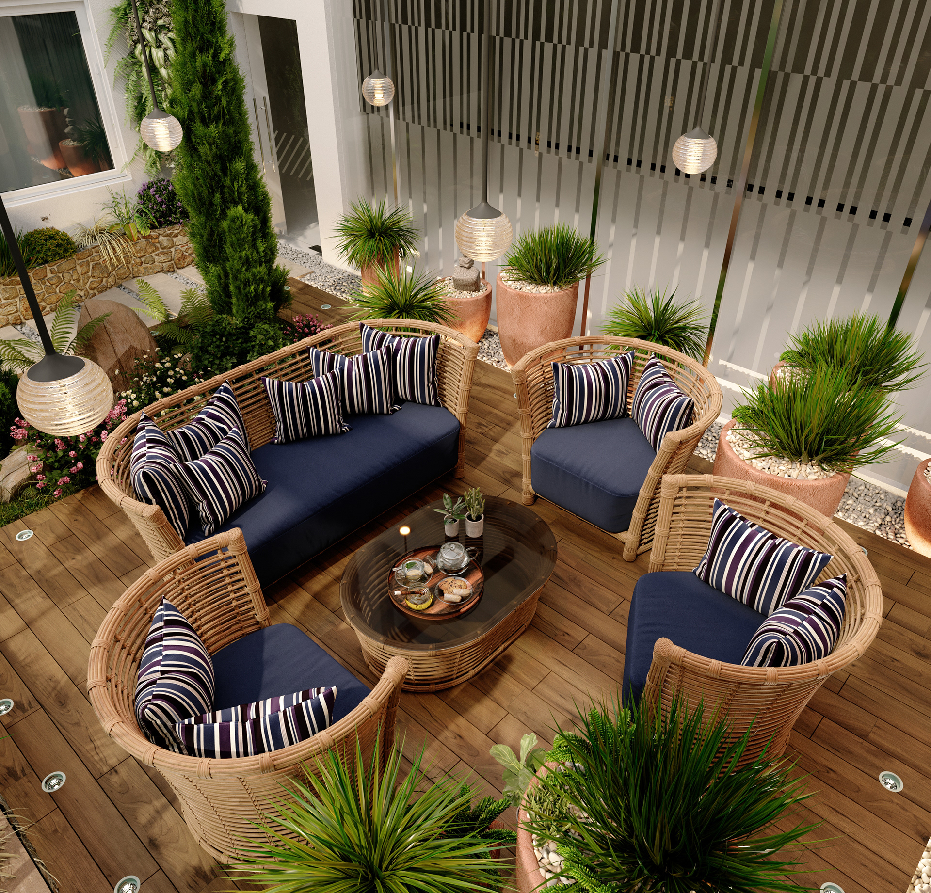 日式别墅景观丨沙特阿拉伯-8