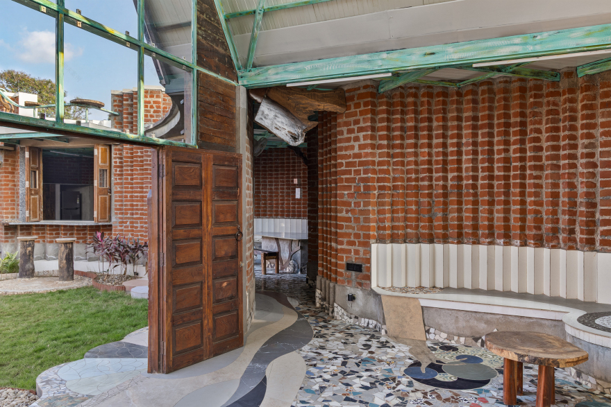 自给自足的农舍丨印度丨Manoj Patel Design Studio-20