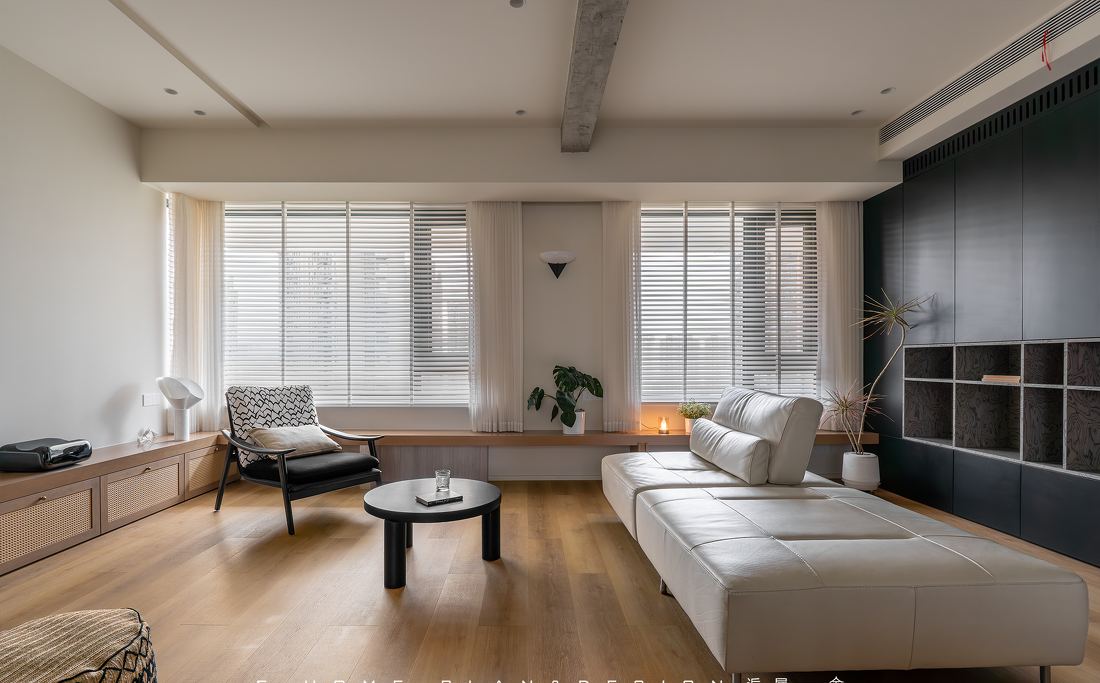 100㎡的独处自由，把三间卧室变成客餐厅-3