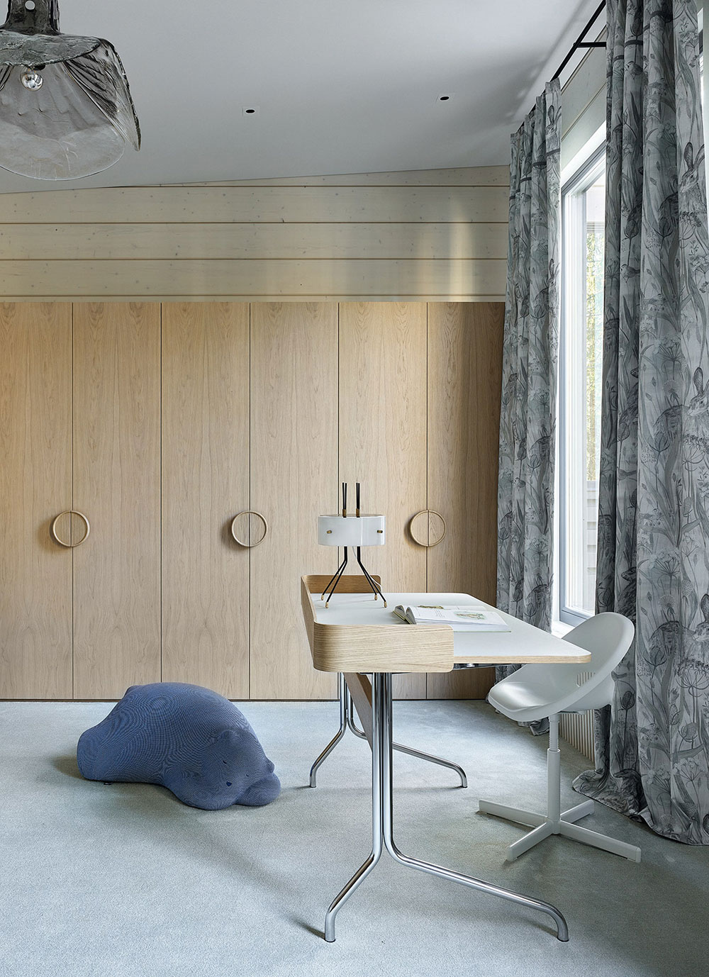 莫斯科现代木屋的极简魅力-13