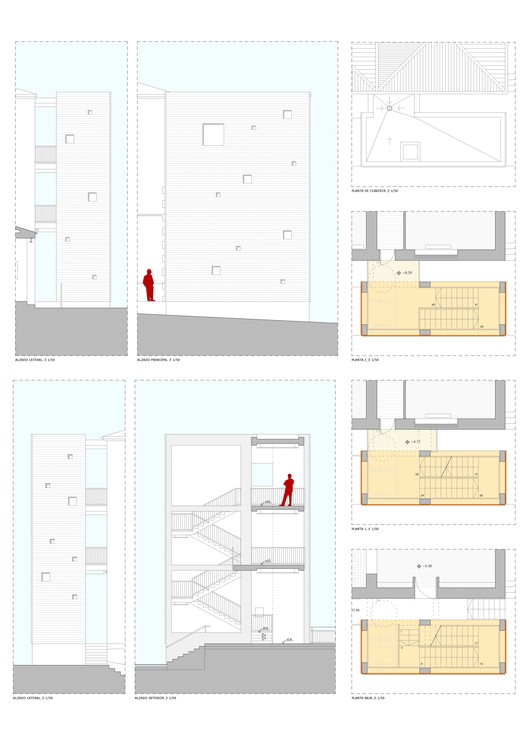 Francisco Parras 学校紧急楼梯改造丨西班牙丨DUNAR arquitectos-17