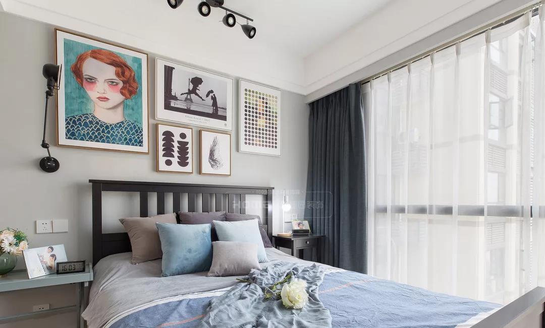 欢乐佳园装饰|| 蓝墙黛瓦,暖意生活北欧风-47