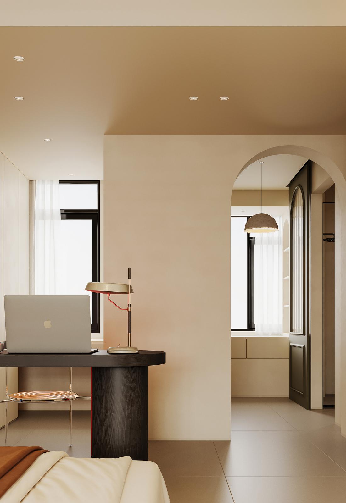 奶油风小屋室内设计-19