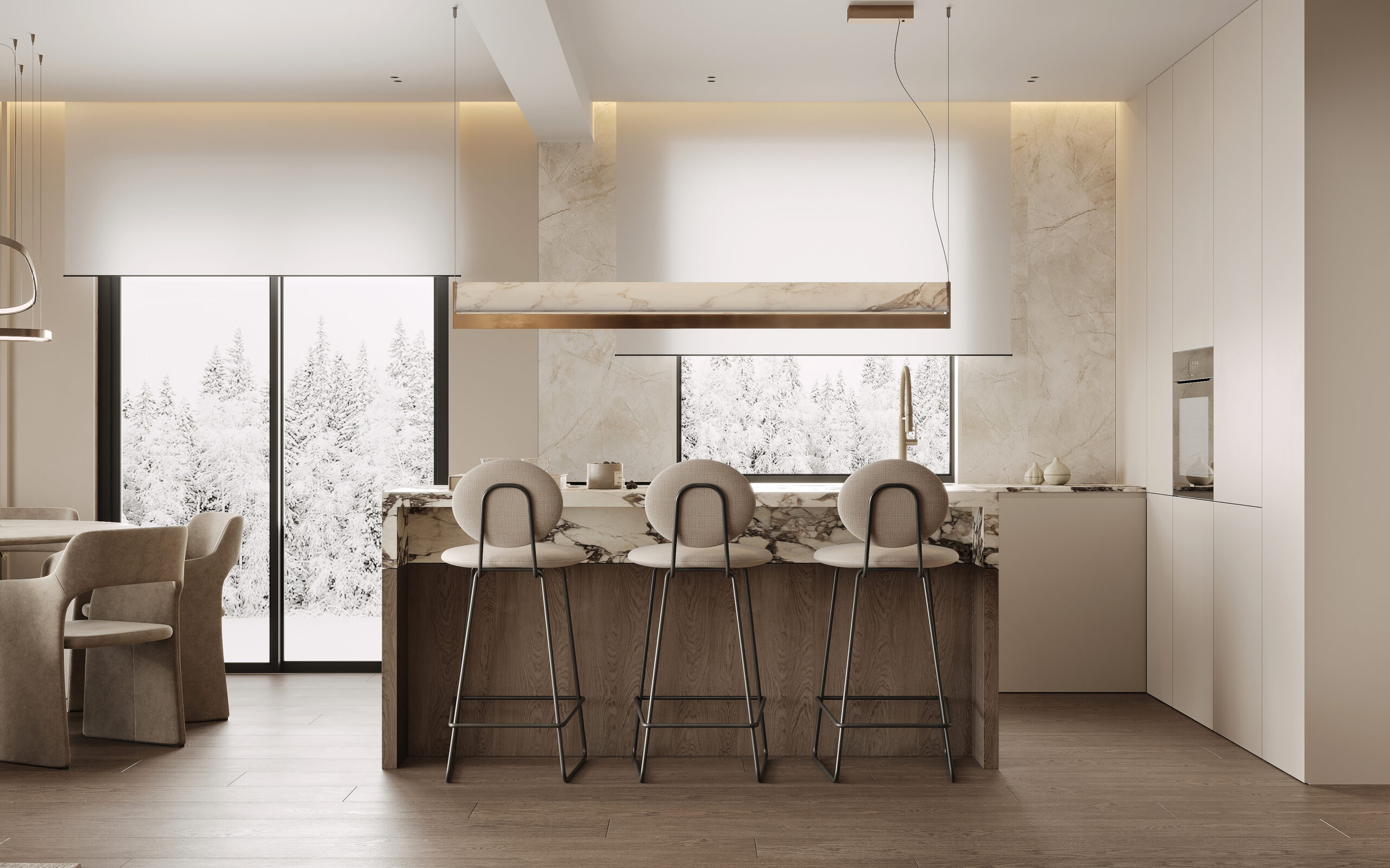 奢华；豪华（在一些语境中常与高端、奢侈相关概念搭配，因不清楚具体语境，此为较常见理解的翻译） 丨PolandKatowice丨Hedo Architects-13