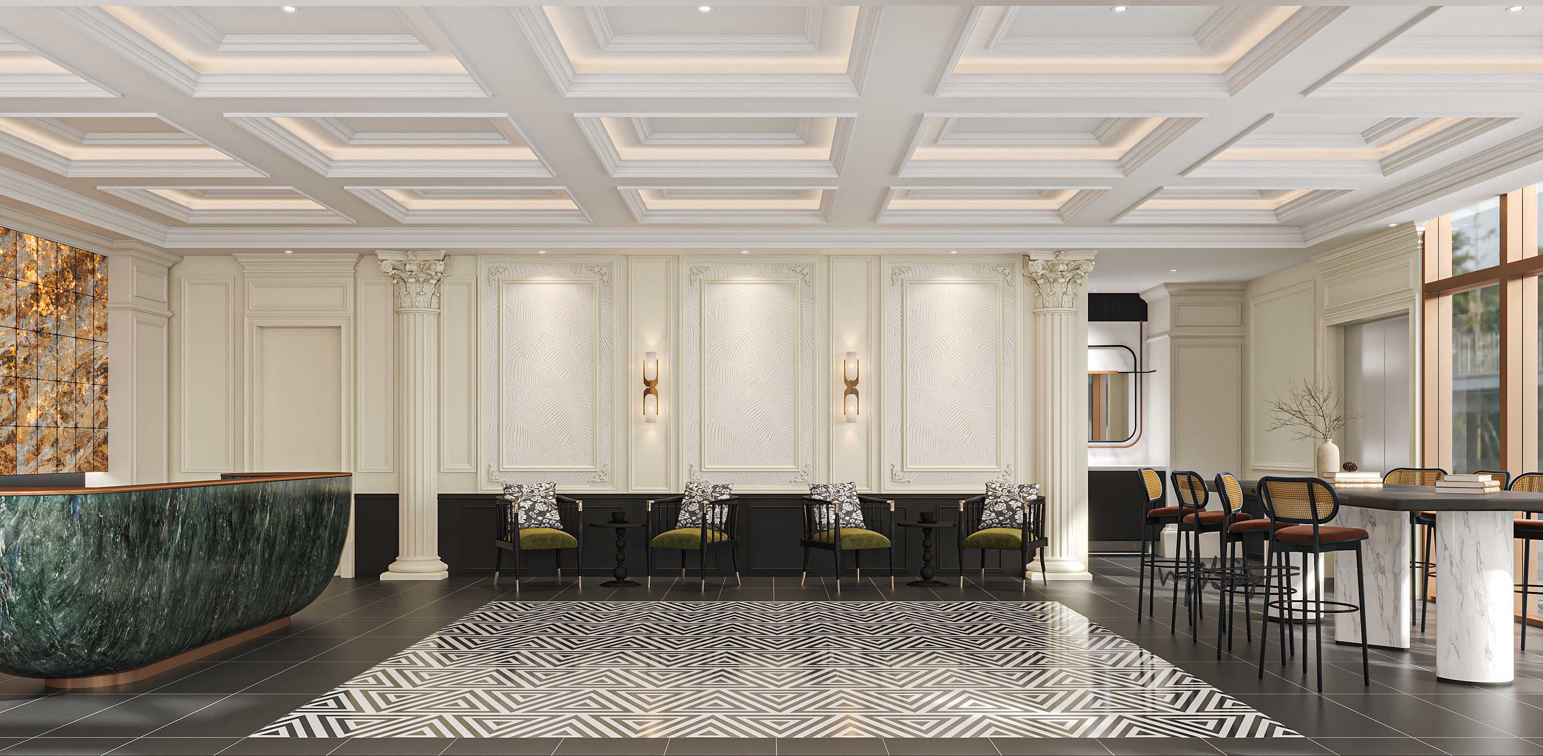 酒店设计|富丽堂皇永远是经典-2