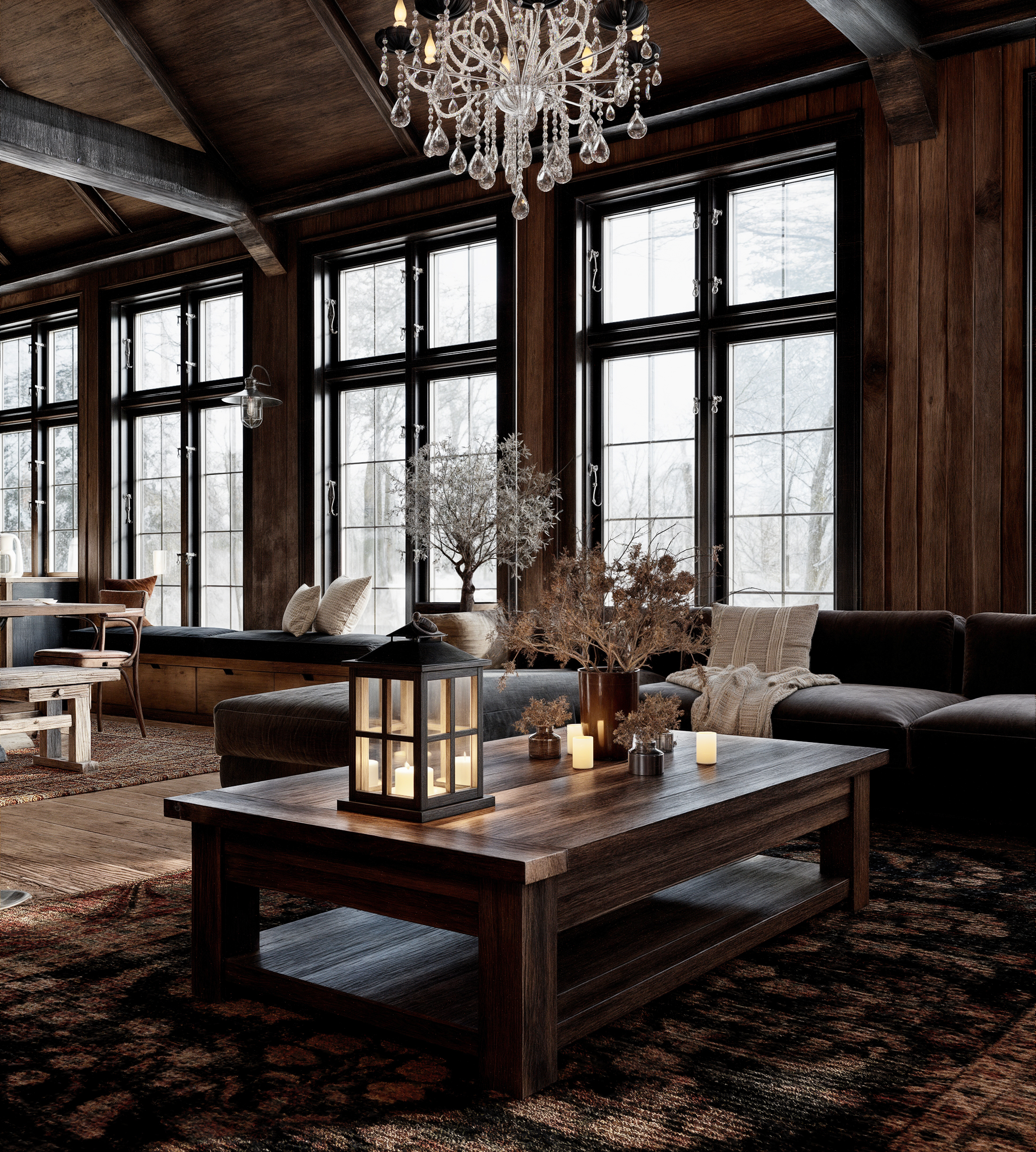 美国山间小屋丨美国丨Amira Ahmed-10