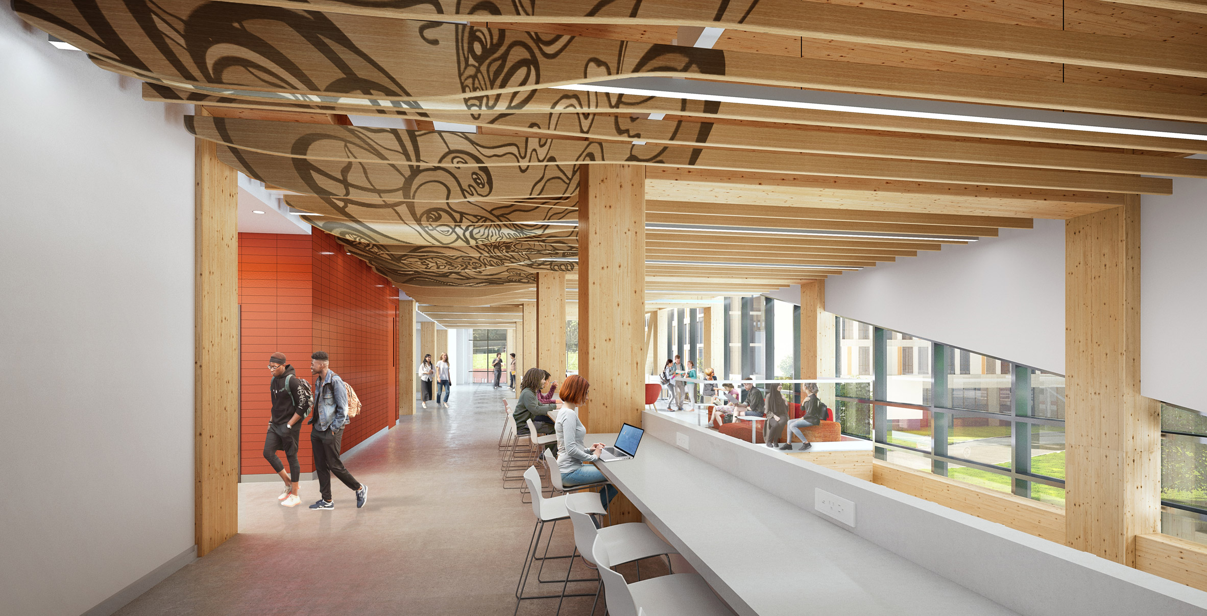 加拿大首座木结构零碳社区学院建筑亮相-20