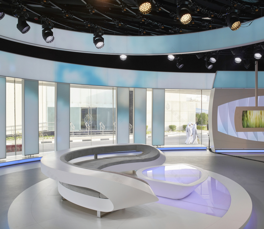 Al Jazeera Network Studio Building Veech X Veech-51