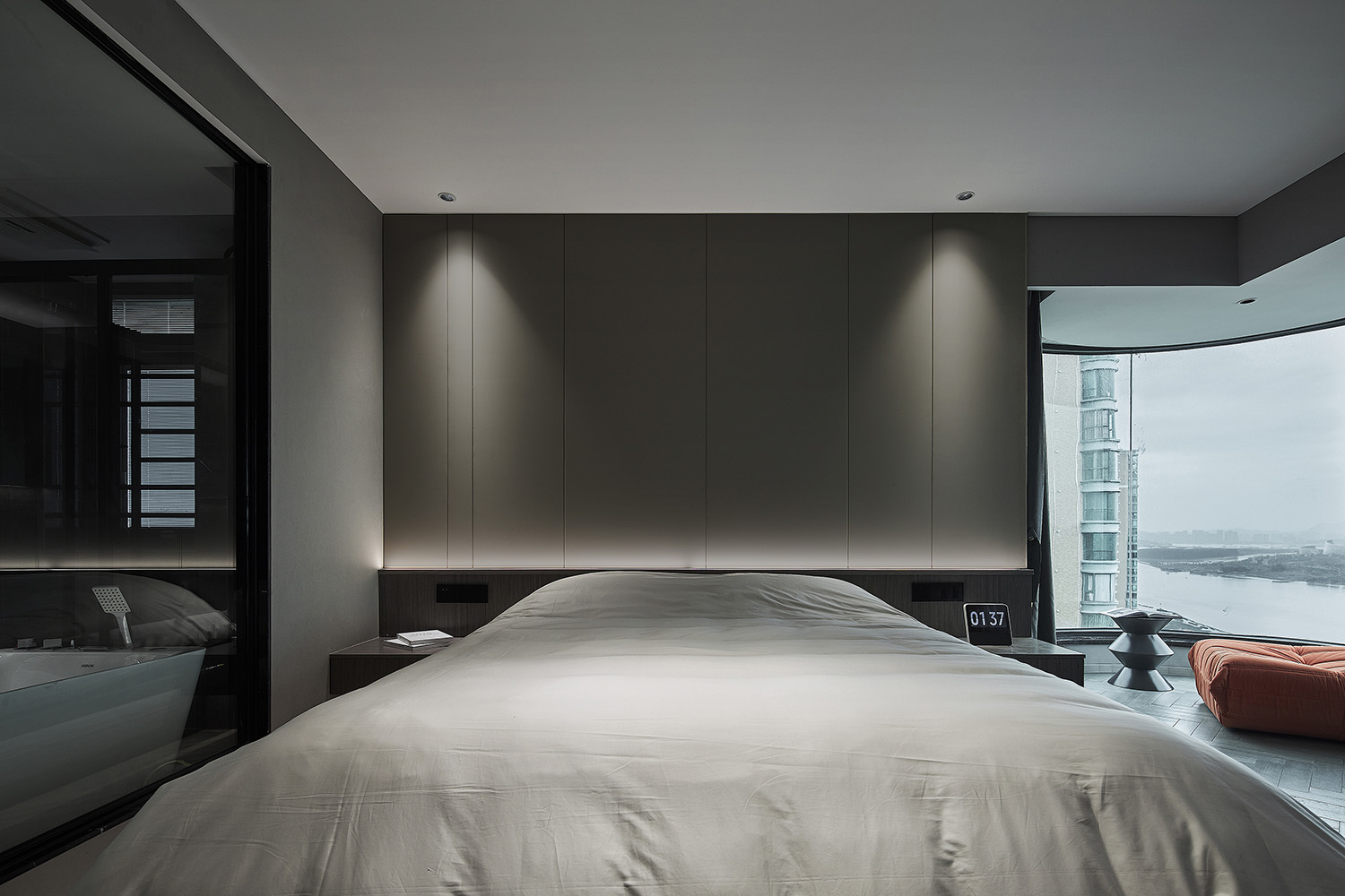 江景楼王酷黑大平层设计丨中国福州-26