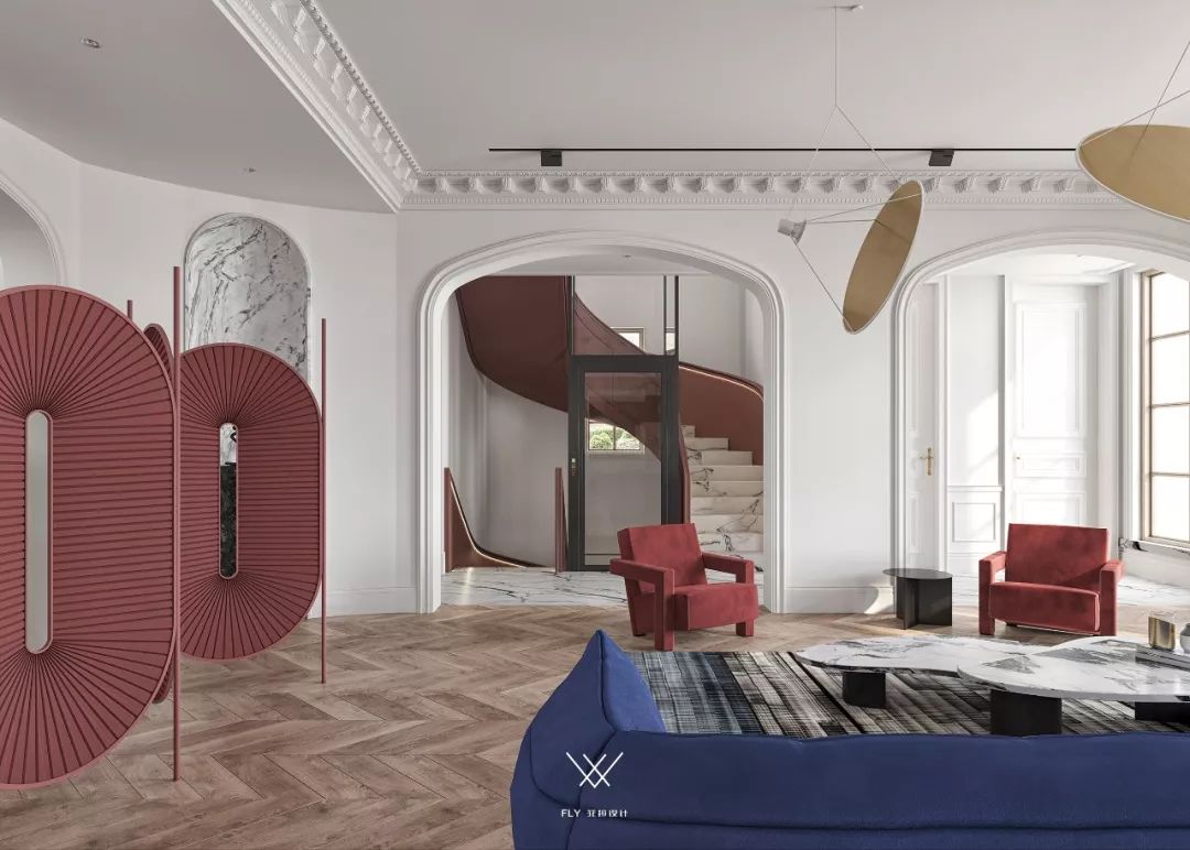 法式现代风独栋别墅，优雅与时尚的完美融合-39