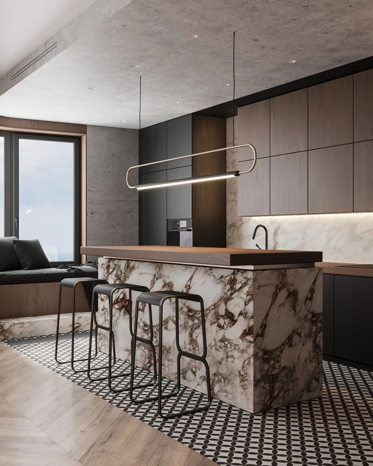 莫斯科 TSARSKAYA PLOSHCHAD 公寓丨俄罗斯莫斯科丨Anna Kireeva-15