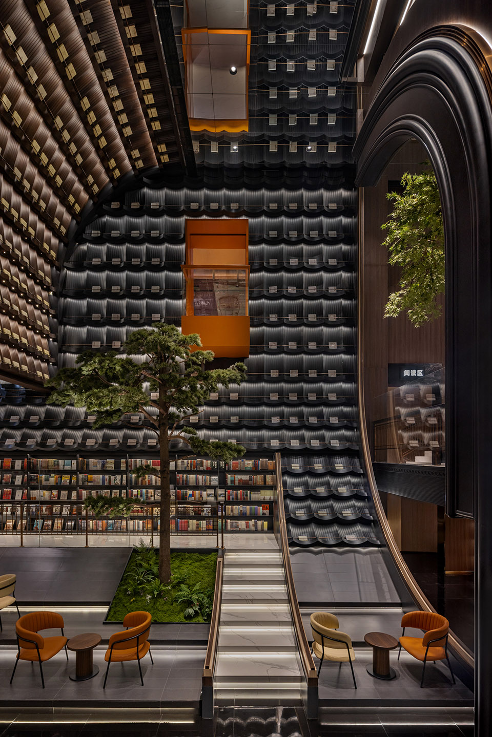 高平钟书阁书店丨伊塔诺建筑设计-12