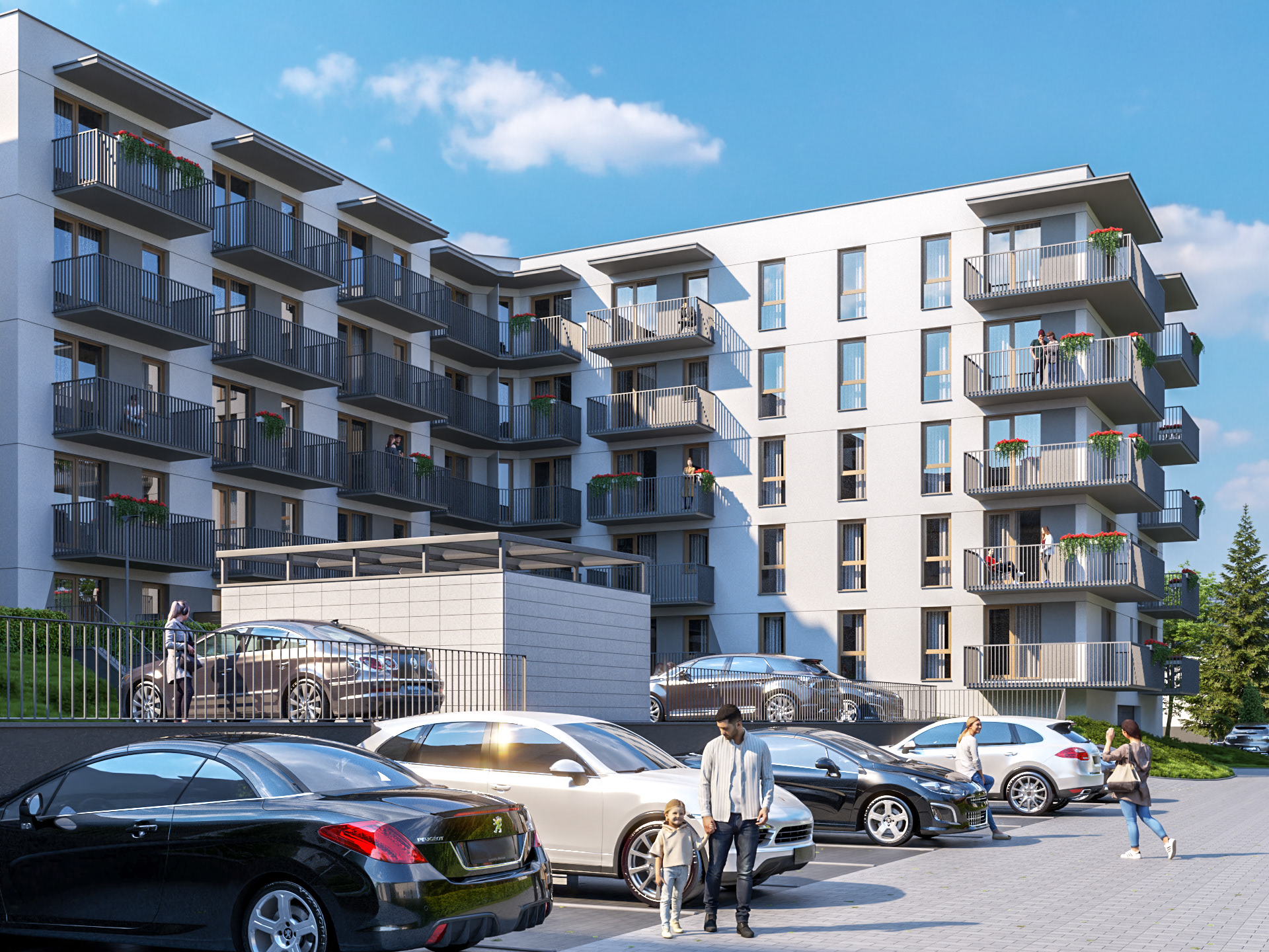 波兰克拉科夫公寓楼建筑可视化项目-3