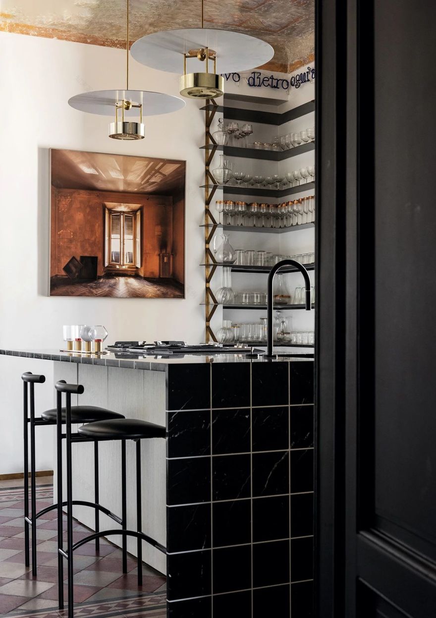 米兰居所室内设计丨意大利米兰丨Giuliano DellUva-6