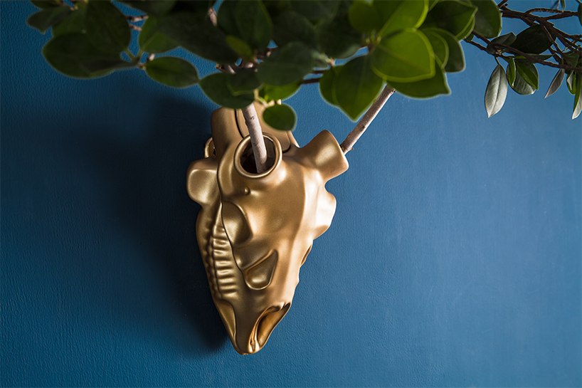 “Дорогой олень”花卉陶瓷花盆设计-11