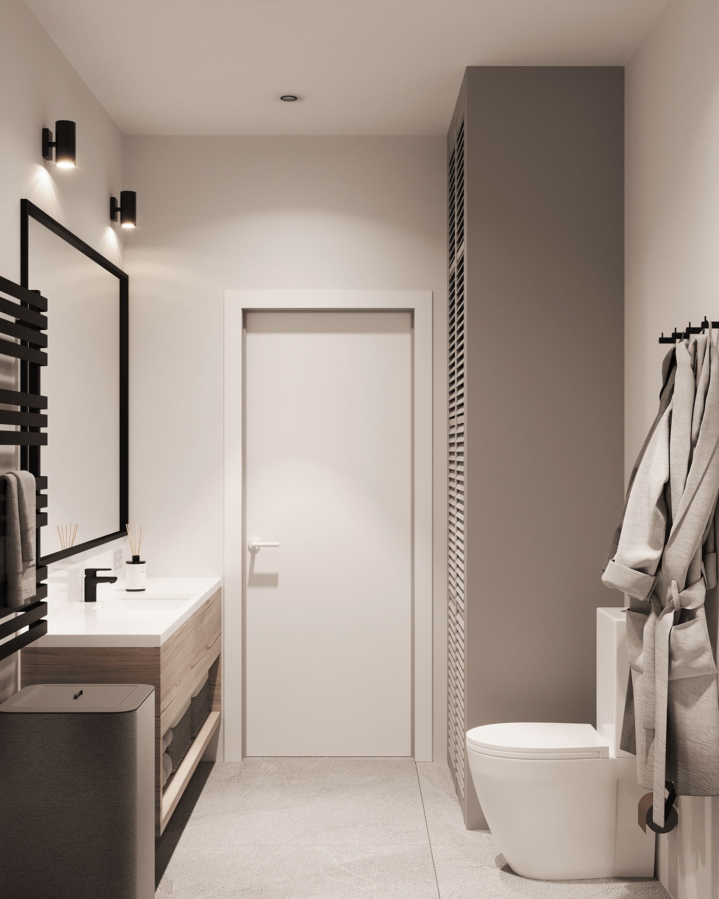 乌克兰85㎡简约风公寓设计-39