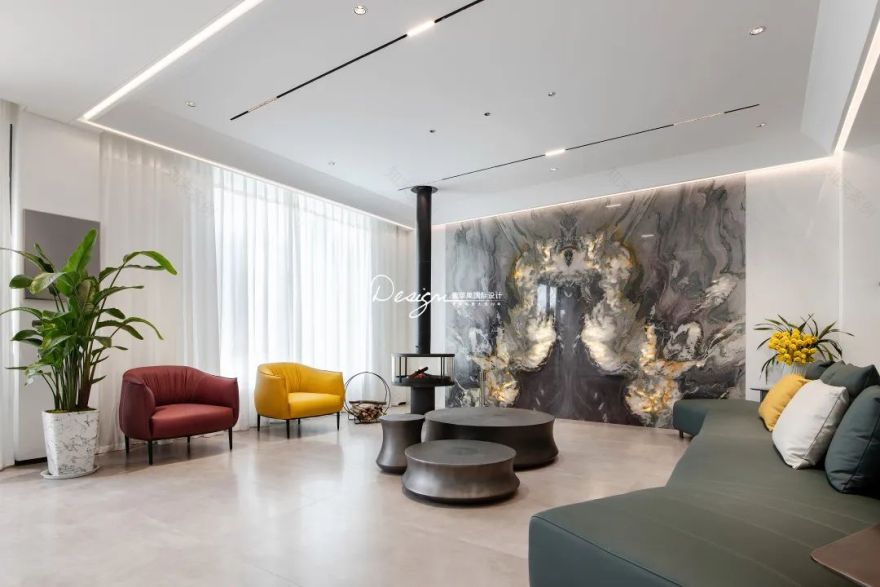 昆明滇池卫城现代简约商住空间丨中国昆明丨紫苹果装饰(昆明)分公司-12