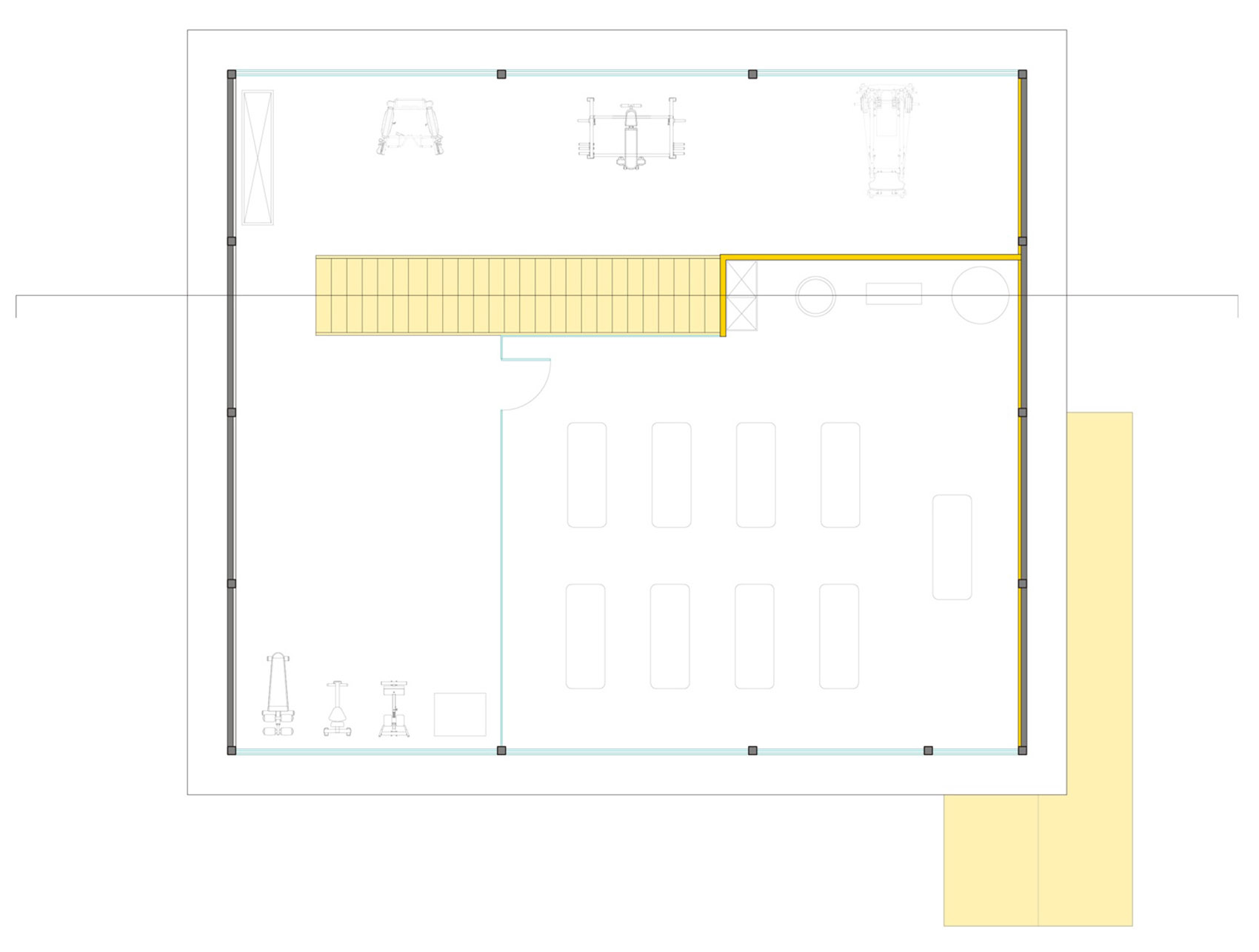 J· Fitness模块化预制智能健身房丨中国河北丨十域建筑-37