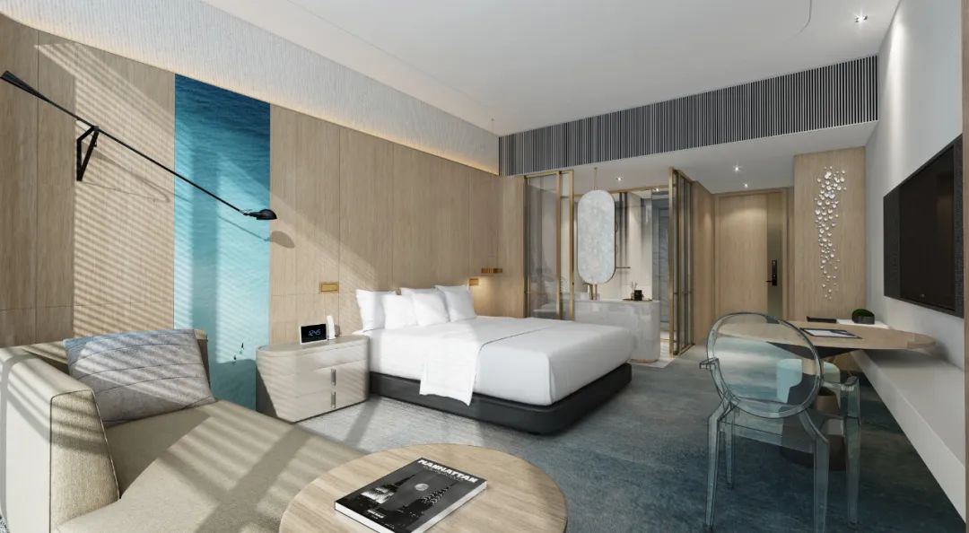 波光潋滟，舒展空间律动——青岛国信金融中心酒店-11