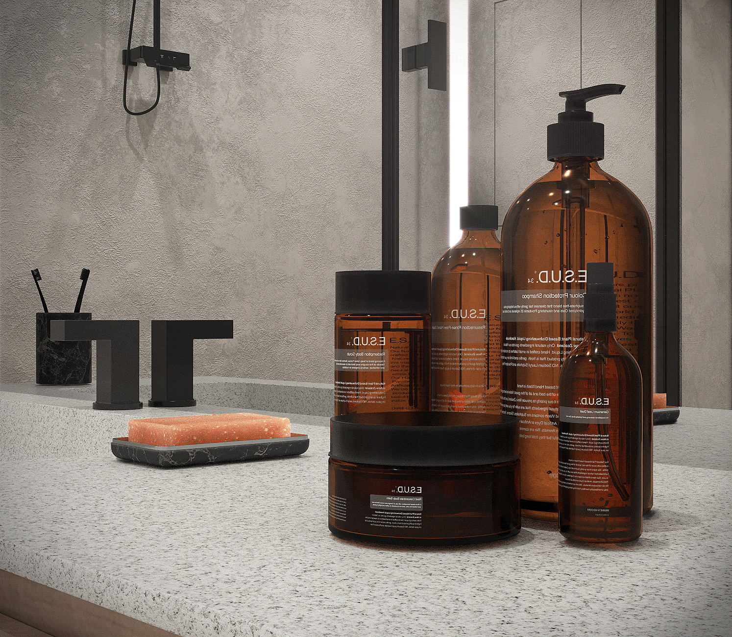 原木与灰色 打造出精致有温度的住宅-17