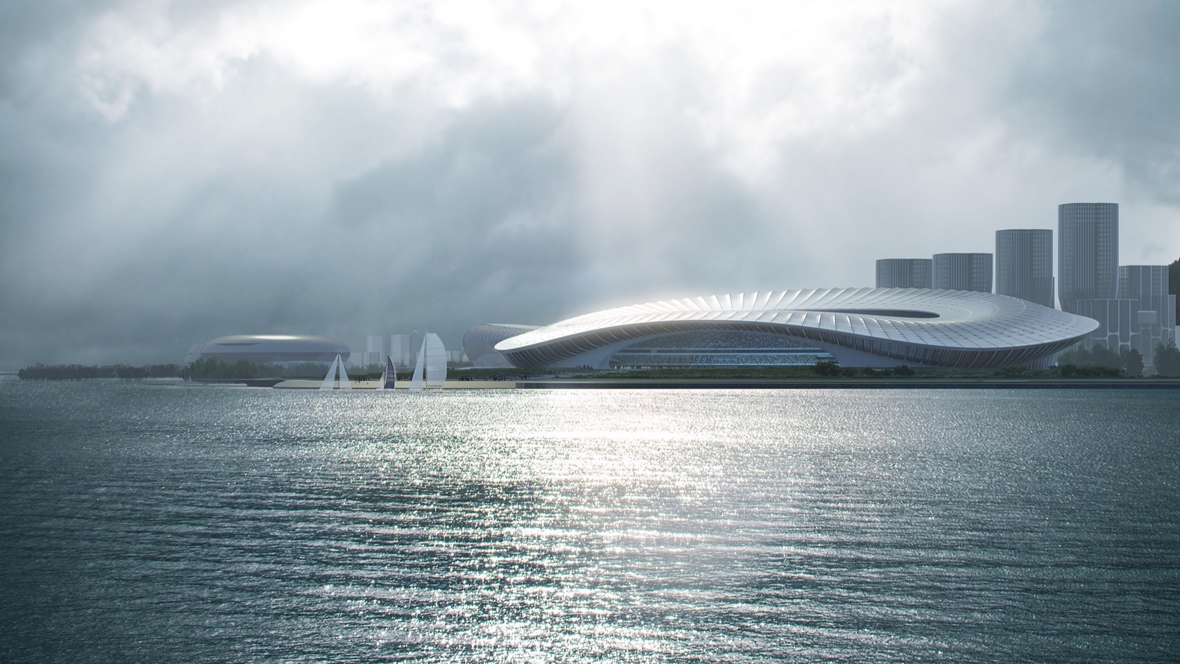 粤港澳大湾区体育中心即将完工 / Zaha Hadid Architects-6
