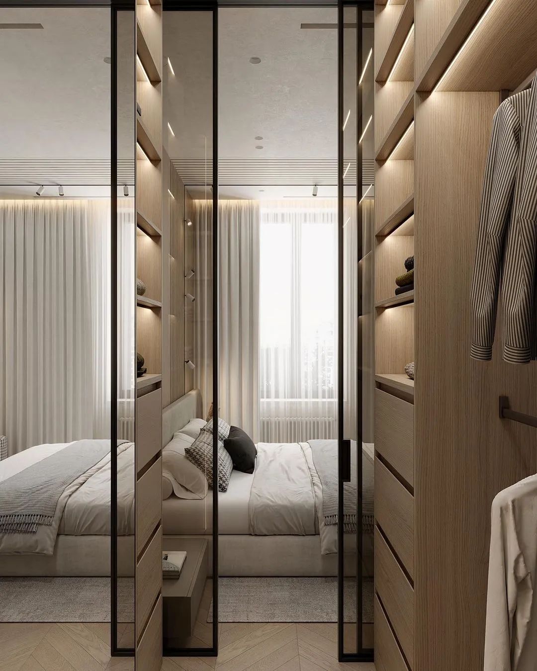 奶油色调的现代空间设计丨俄罗斯圣彼得堡丨DE&DE Studio-22