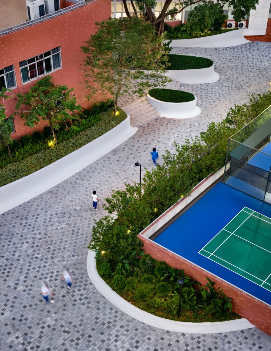 广州南方学院番禺附属中学景观改造丨中国广州丨BAM百安木-10