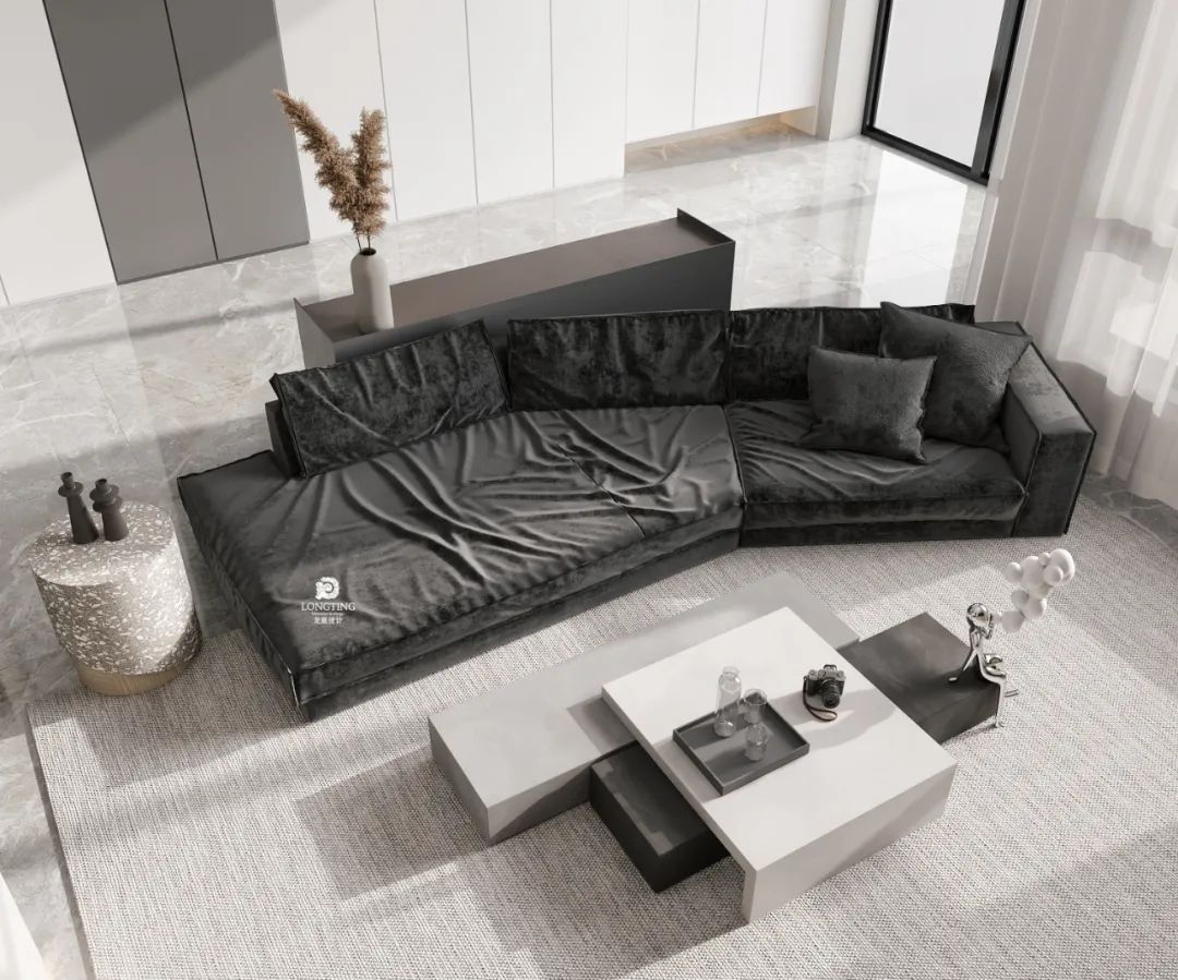 太湖天地 416 方·中性灰调的现代魅力丨中国湖州丨湖州悦美装饰设计-6