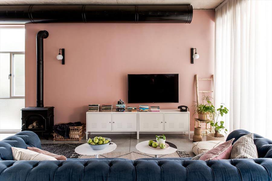 工业风姐妹合住双户住宅设计丨室内设计师雅艾尔·戈尔比茨-11