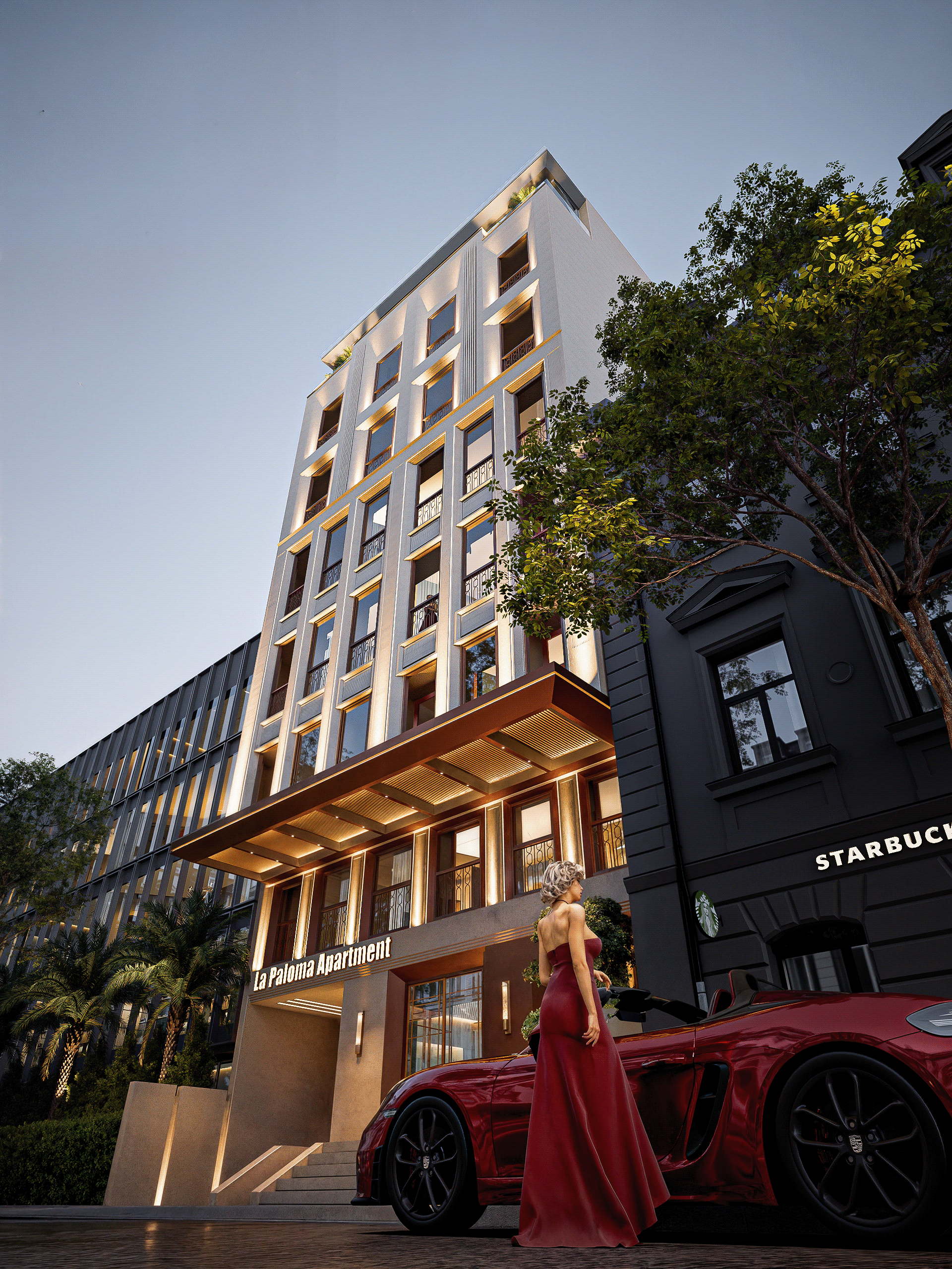 Morden mix Art Deco Apartment-12