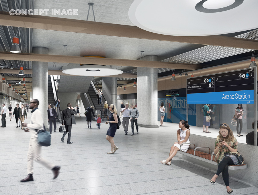 墨尔本地铁隧道车站设计丨澳大利亚墨尔本-24