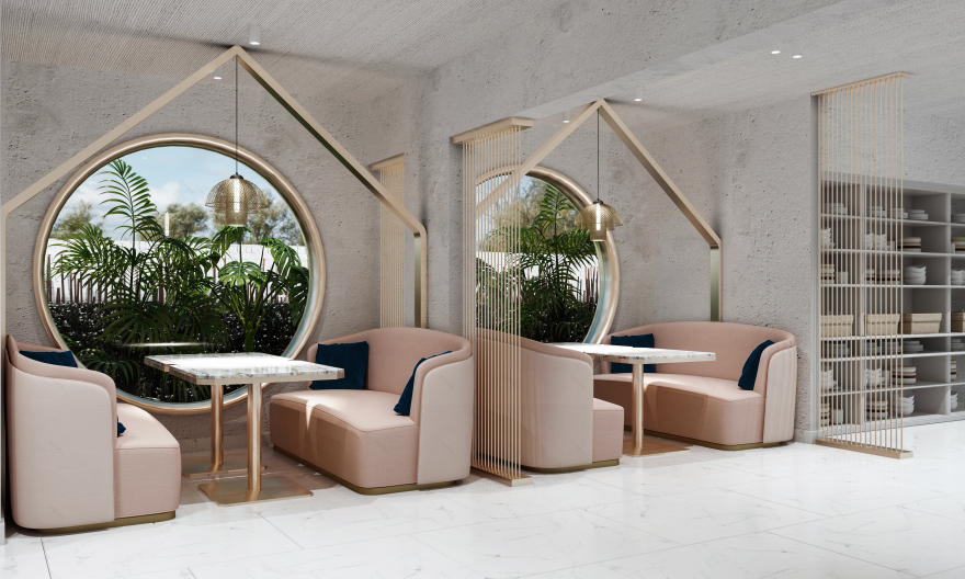 BLUE DIAMOND 咖啡店室内设计丨阿联酋阿布扎比-18