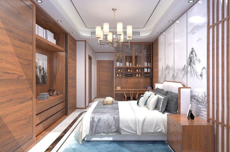 200 平米现代中式入住家装-80