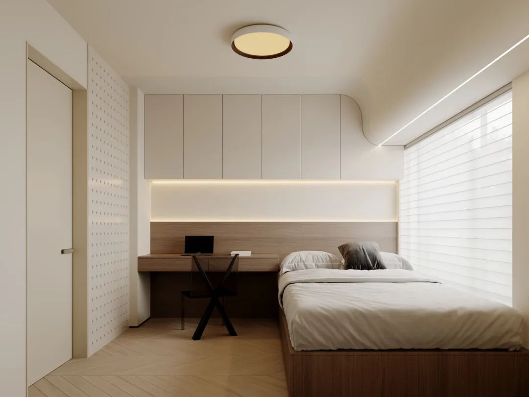 140㎡极简设计|四口之家的空间重生计划-50