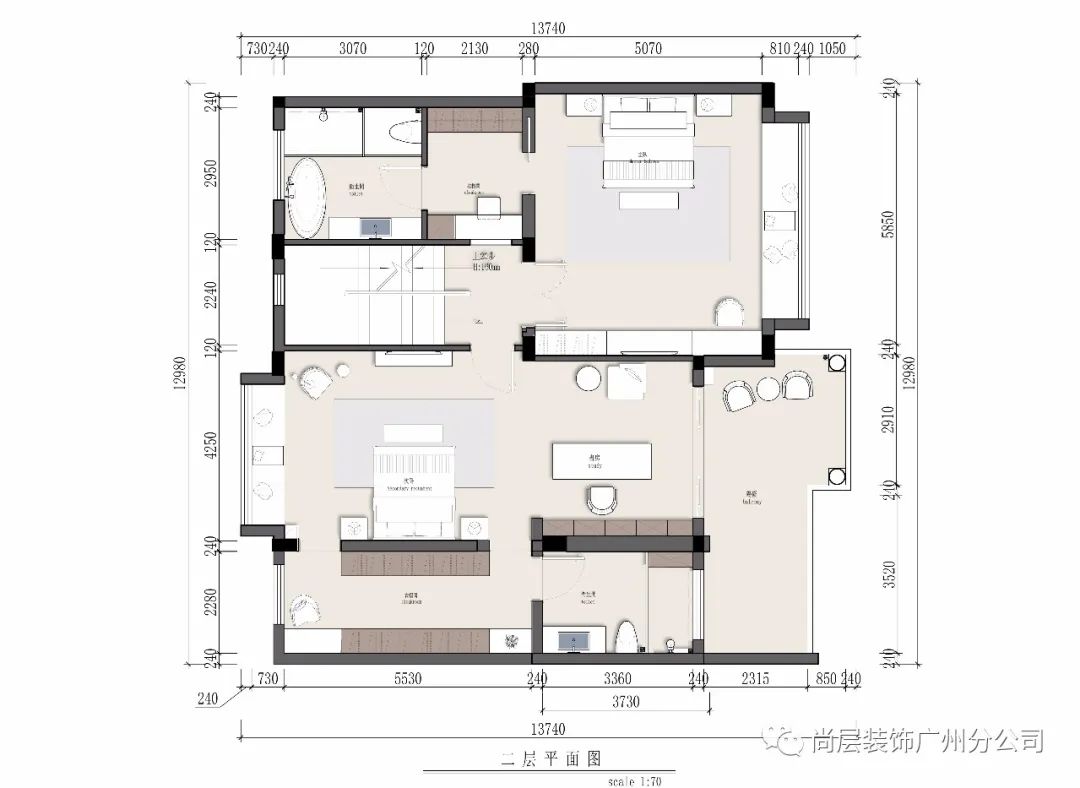 现代轻奢·尚层 400㎡别墅设计丨中国中山丨尚层装饰(广州分公司)-76