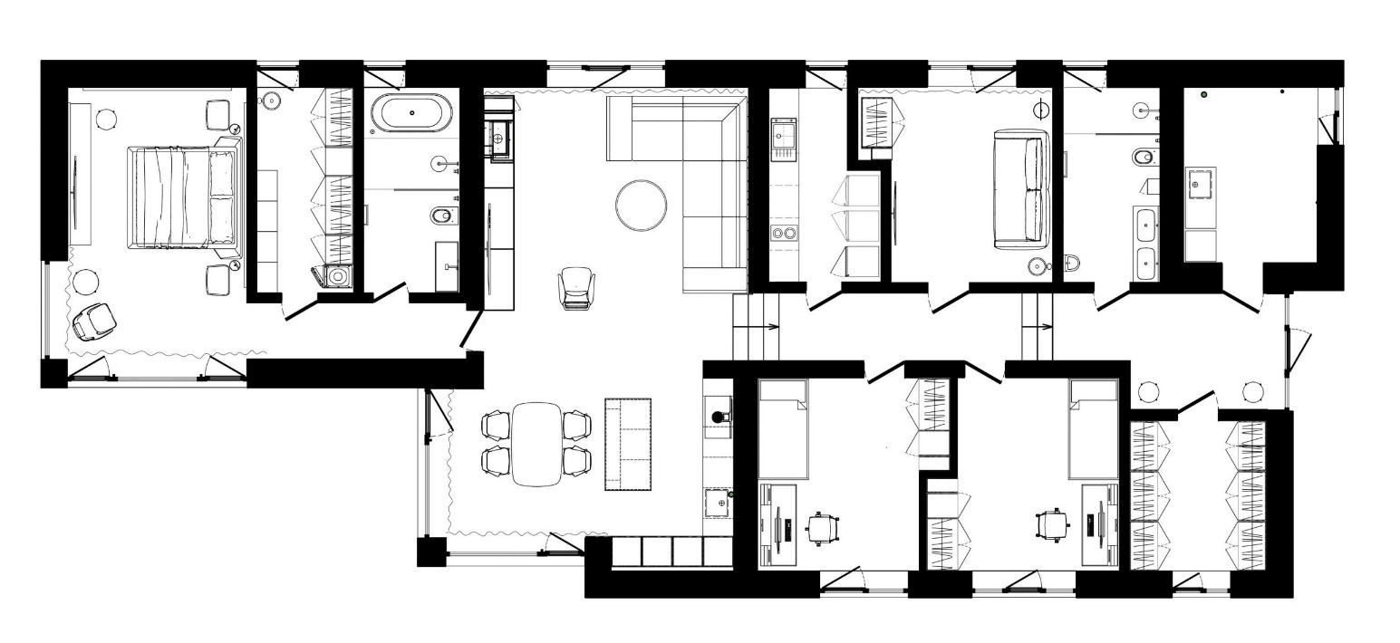 乌克兰的Lu·ury 之家（Lu·e） 丨乌克兰基辅丨Alexandr Kornienko,Olena Kornienko-9