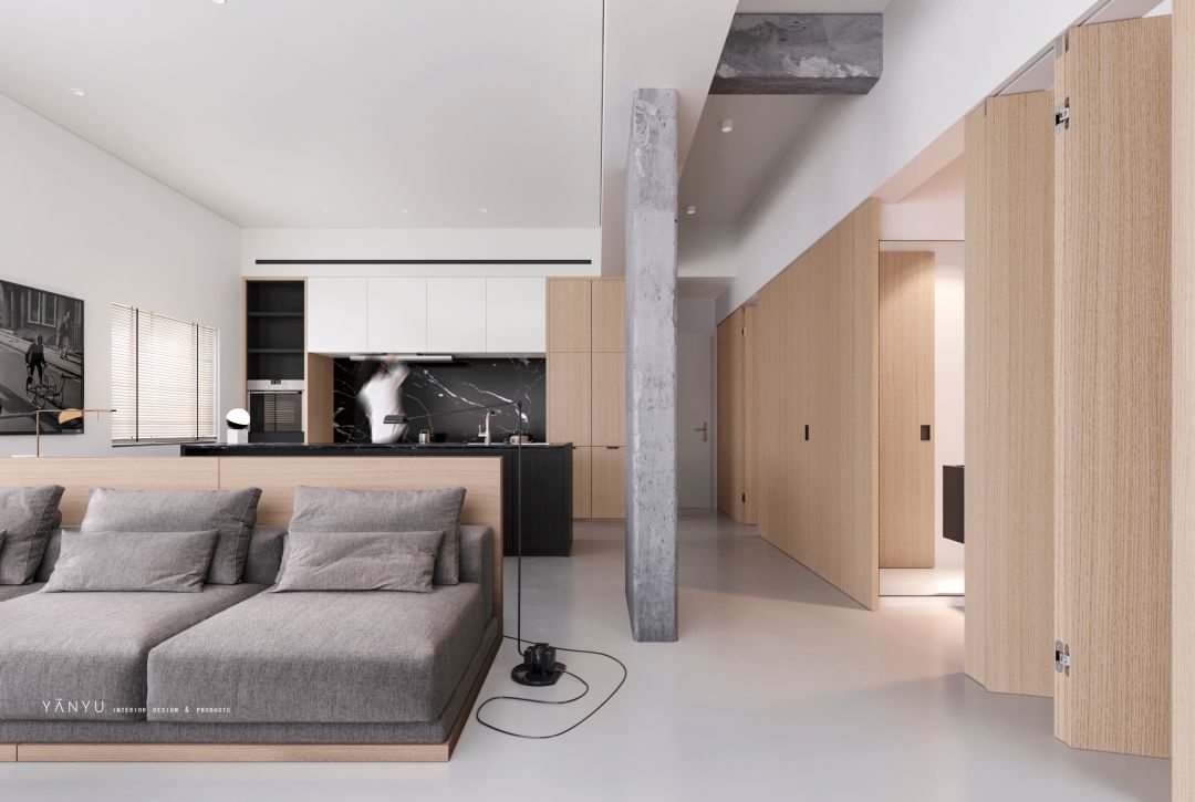 融合功能的自由空间 | J0601 住宅设计-14