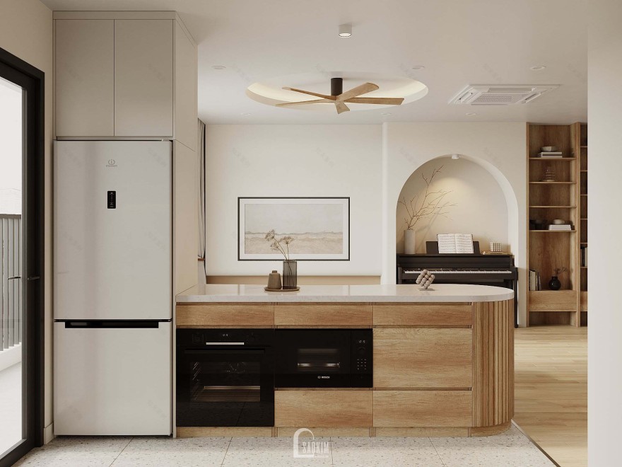 Apartment Design Japandi Style - HaNoi Paragon Project-11