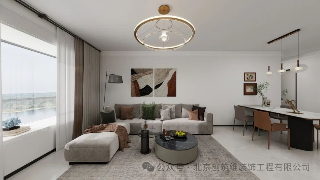 中兴和园二期|120㎡现代简约风装修案例-14