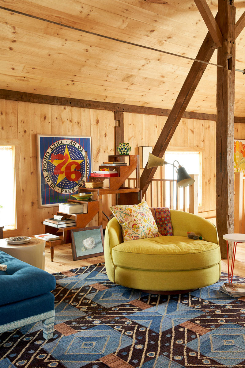 纽约州百年木屋的活力色彩设计-6