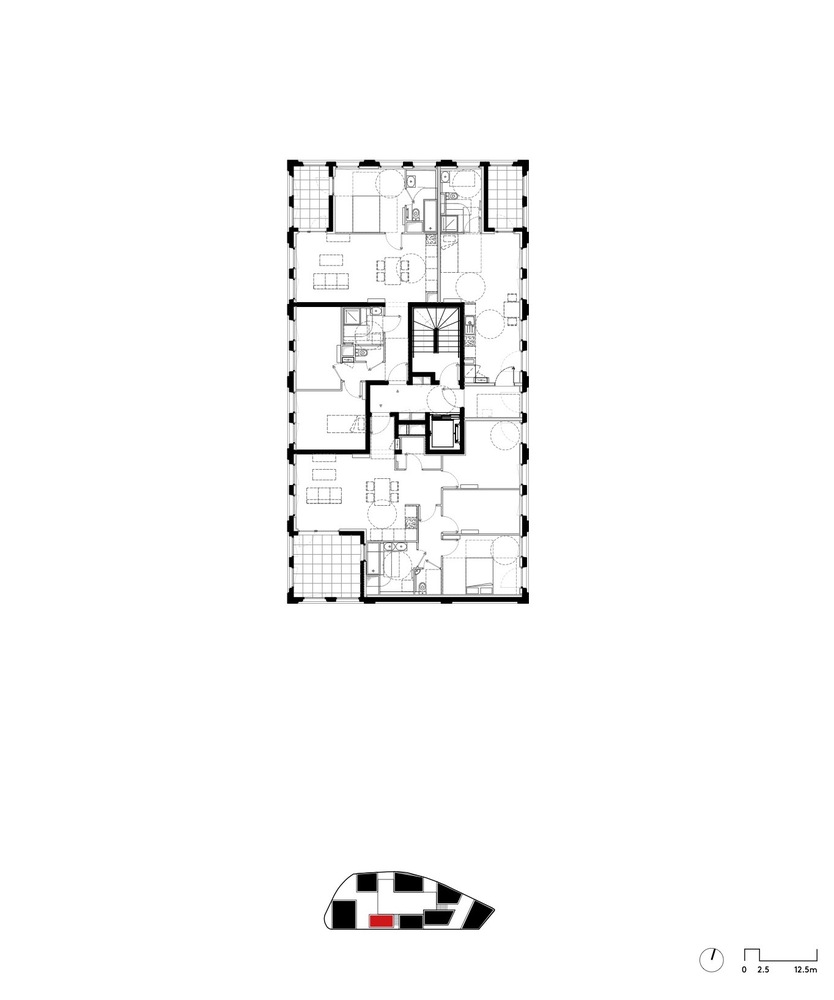 法国斯特拉斯堡 NOLISTRA 住房项目丨LAN Architecture-46