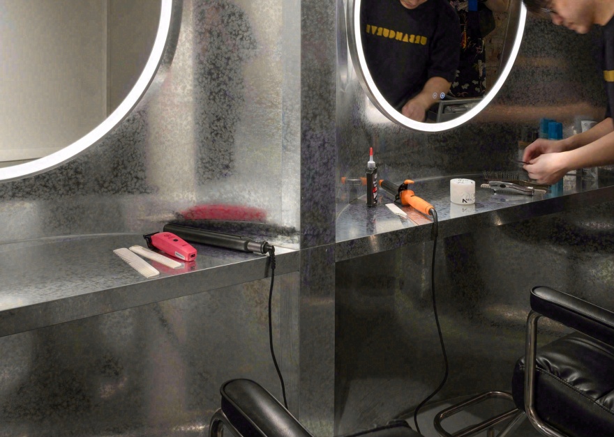 南头古城都市曲线发型设计品牌店丨中国深圳丨厘米制造-32