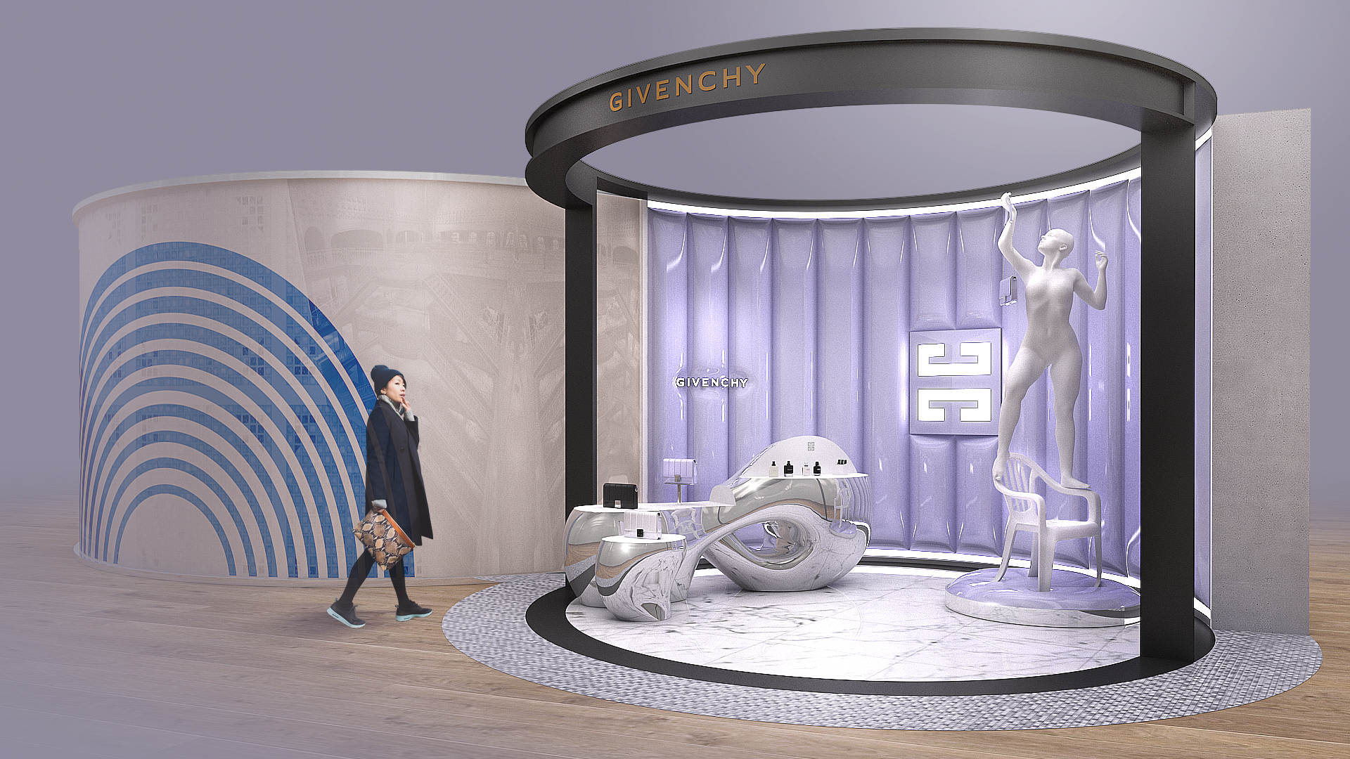 Givenchy 2021 CILLE booth design-1