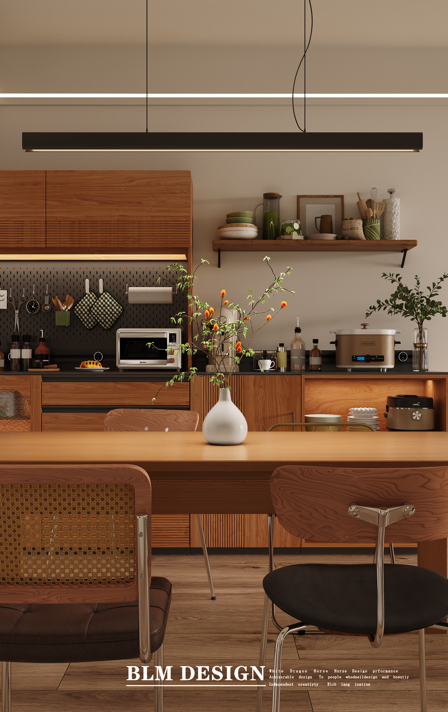 现代原木丨白龙马效果图-5