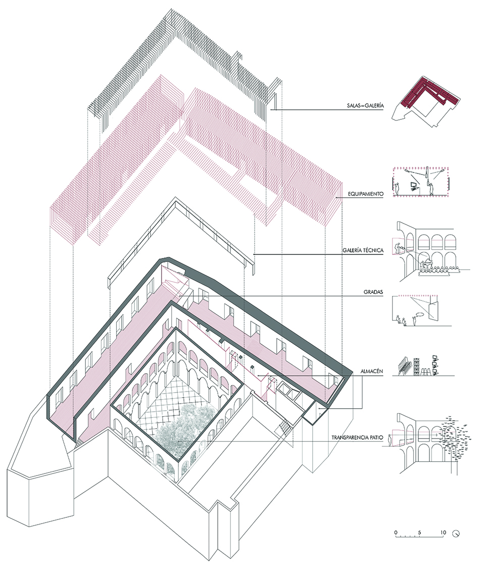 旧修道院里的艺术空间，西班牙 / sol89-5