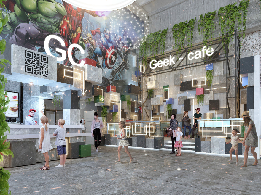 亚洲区的美食广场设计-21