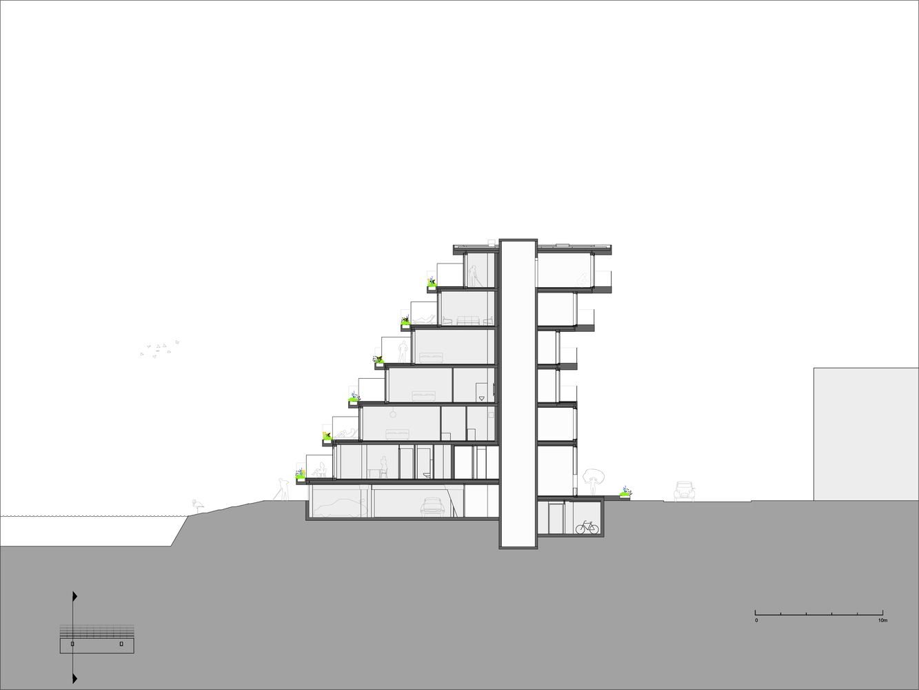 阿姆斯特丹绿色阶梯住宅 | Klencke NL Architects-146