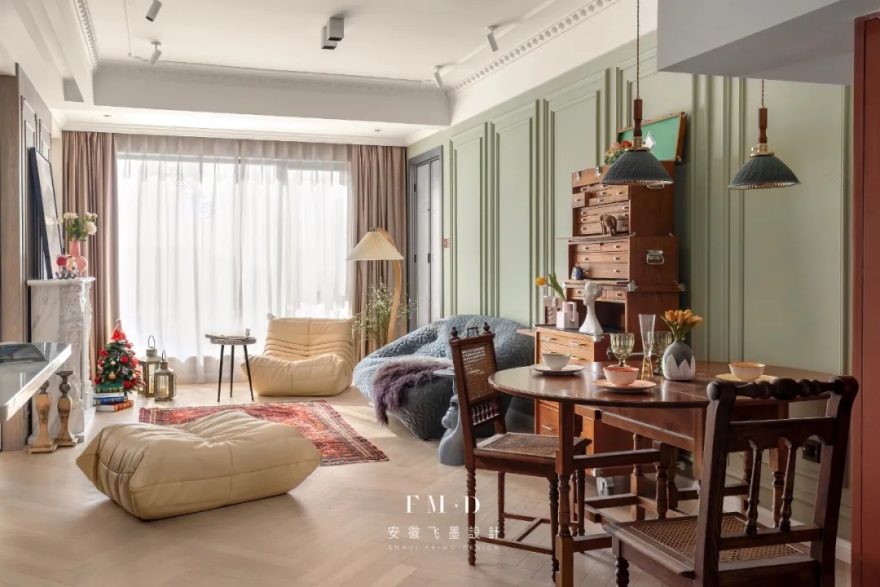 原野牧歌 · 合肥建发雍龙府复古法式设计丨中国合肥丨安徽飞墨设计-39