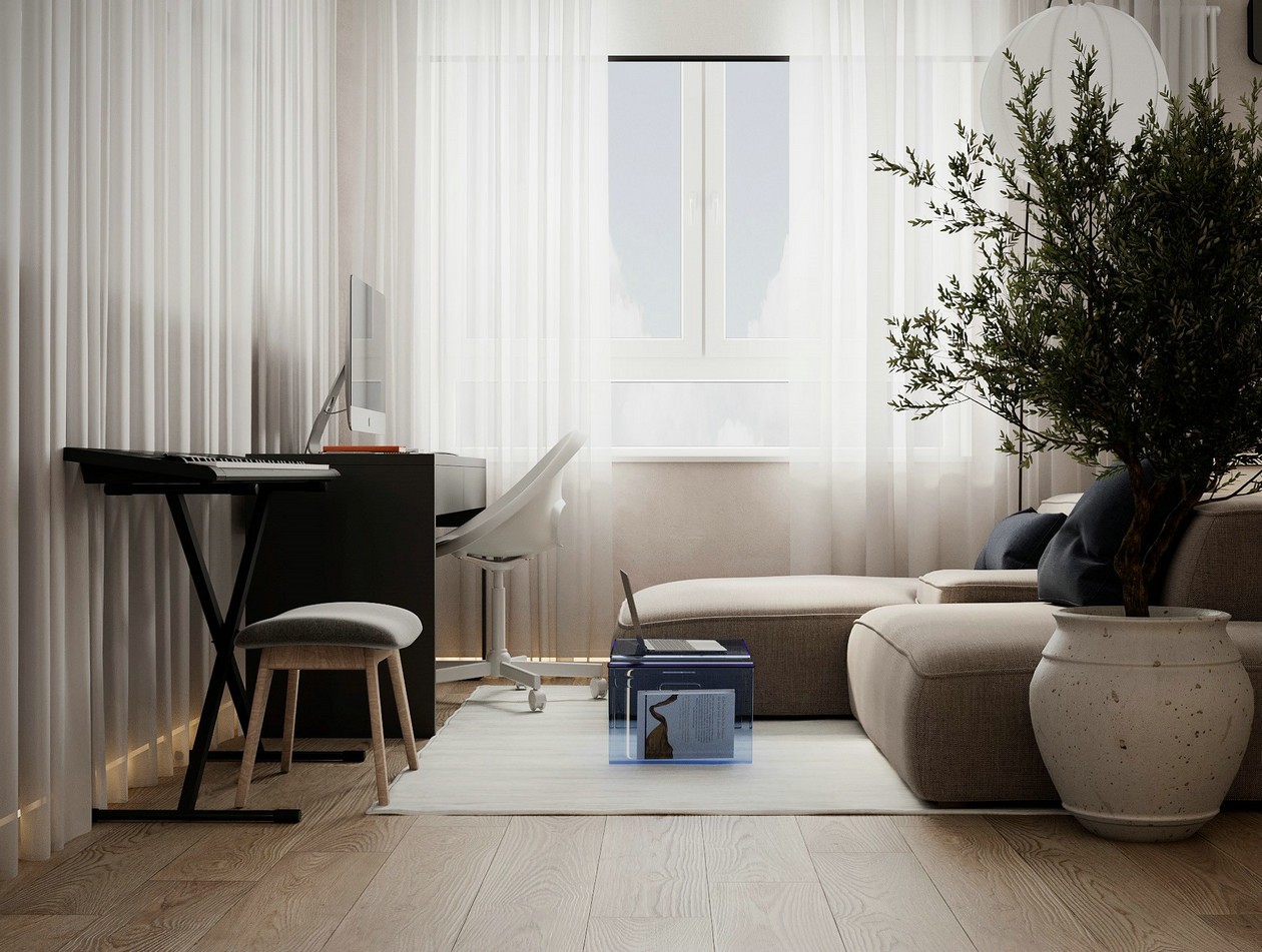 乌克兰现代风小空间设计-3